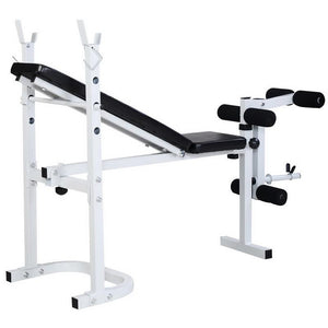 N-008 Fitness Weight Bench White Black Good Quality Useful Exercise Equipment